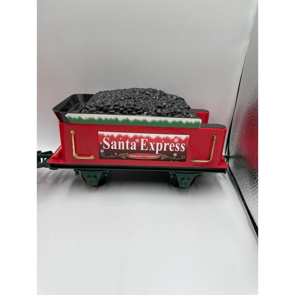 Vintage EZTEC Santa Express Christmas Train Lot Of 3 Pieces - Picture 4 of 13